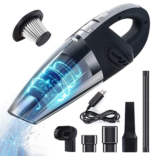 Aspirateur à Main sans Fil, 3200Pa Aspirateur Voiture sans Fil Rechargeable avec Filtre Lavable, Aspirateur à Main, Portable Aspirateur Voiture Puissant, Aspirateur à Main pour la Maison, Voiture|B0CCVNZBKQ